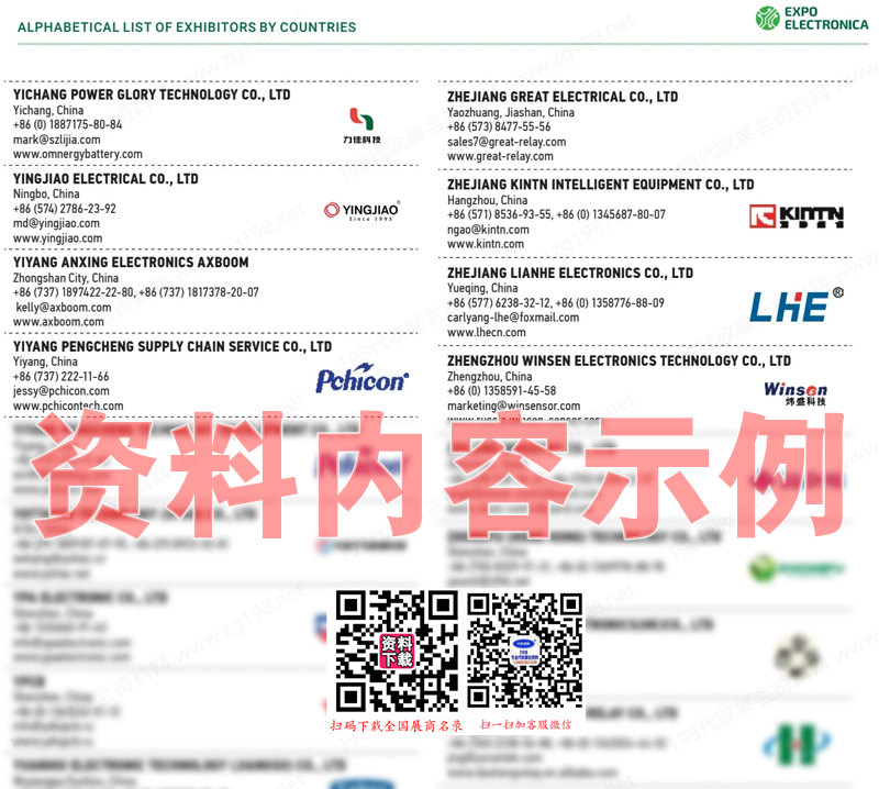 2024俄罗斯莫斯科消费电子展ICEE参展商名录