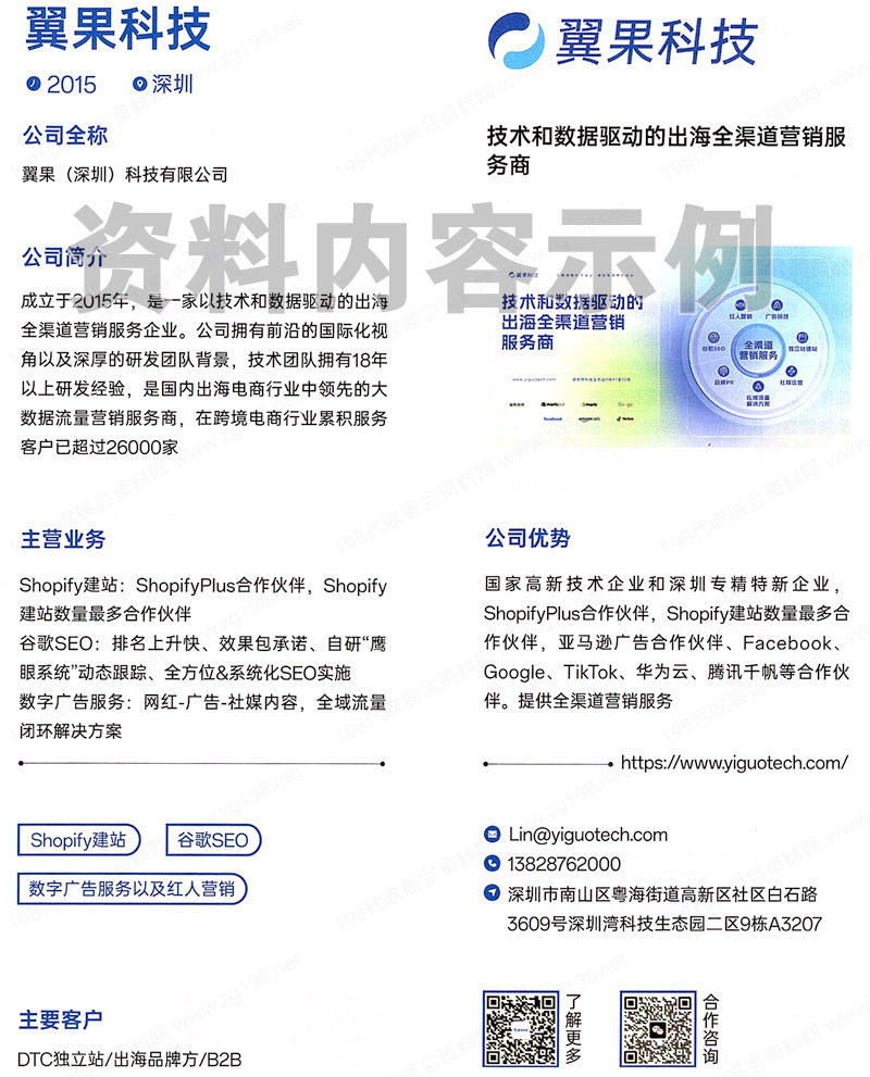 2024跨境电商品牌出海资源目录【86家】