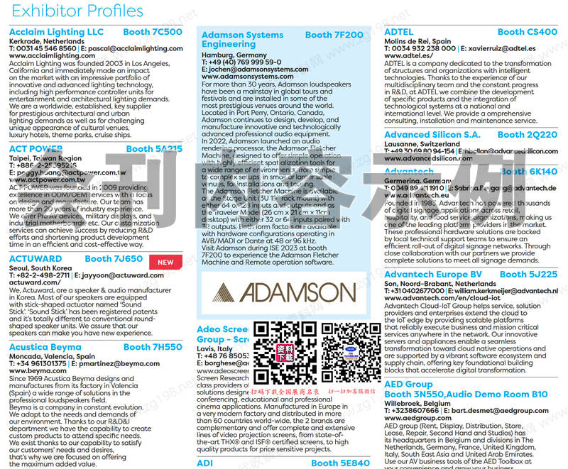 ISE 2023欧洲视听设备与信息系统集成技术展会刊